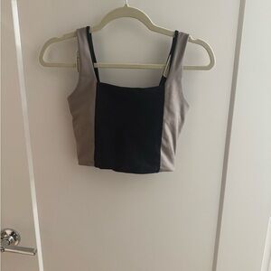 Abercrombie & Fitch black Crop Tank Top